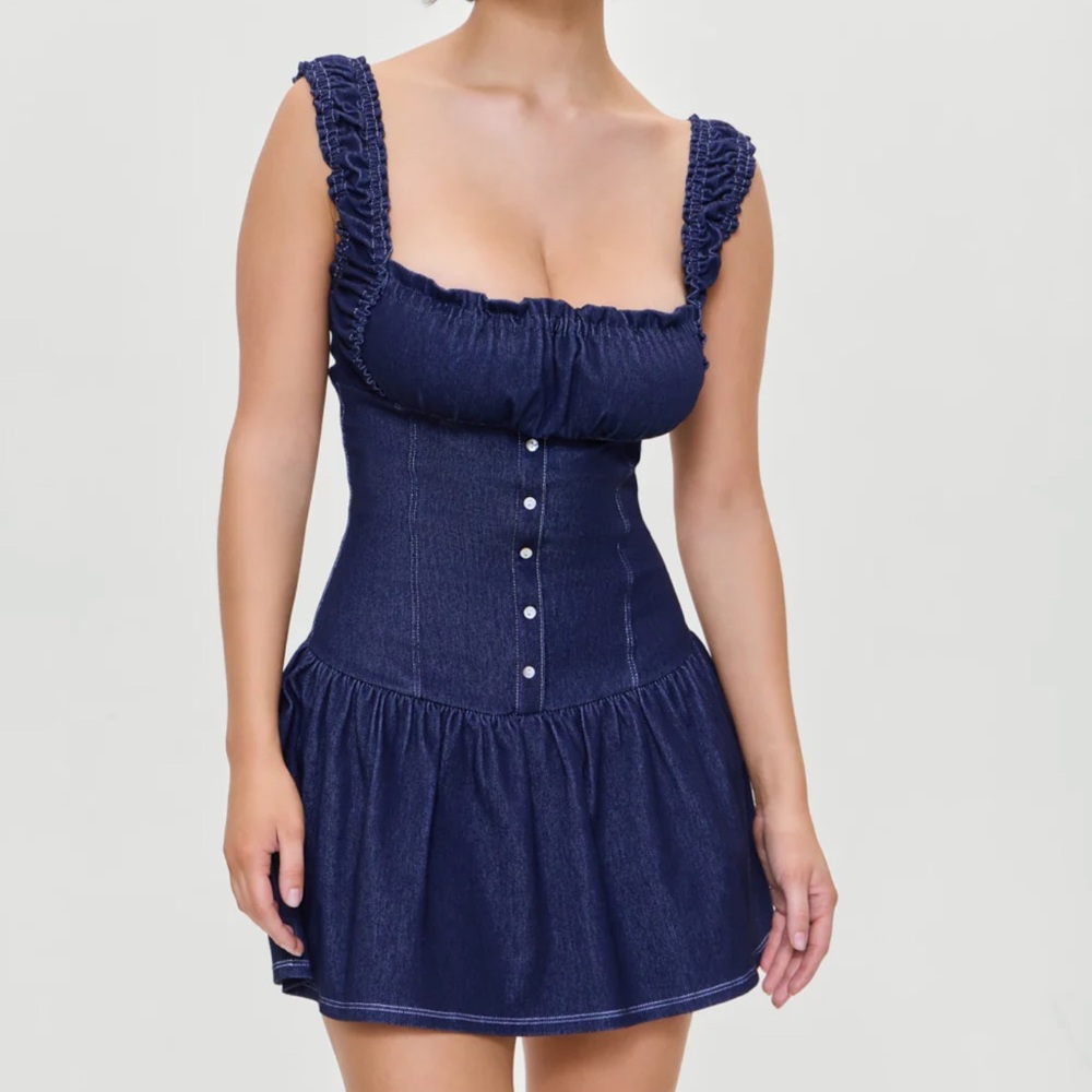 Frankie’s Bikinis Denim mini dress